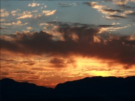 Sunset at White Sands